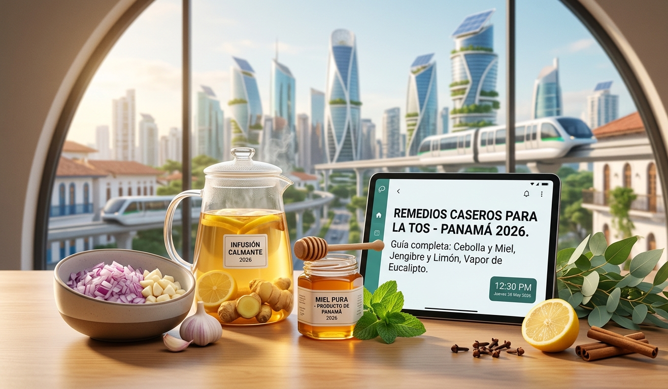 Alivia la tos rápido: 5 remedios caseros efectivos y fáciles de encontrar en Panamá