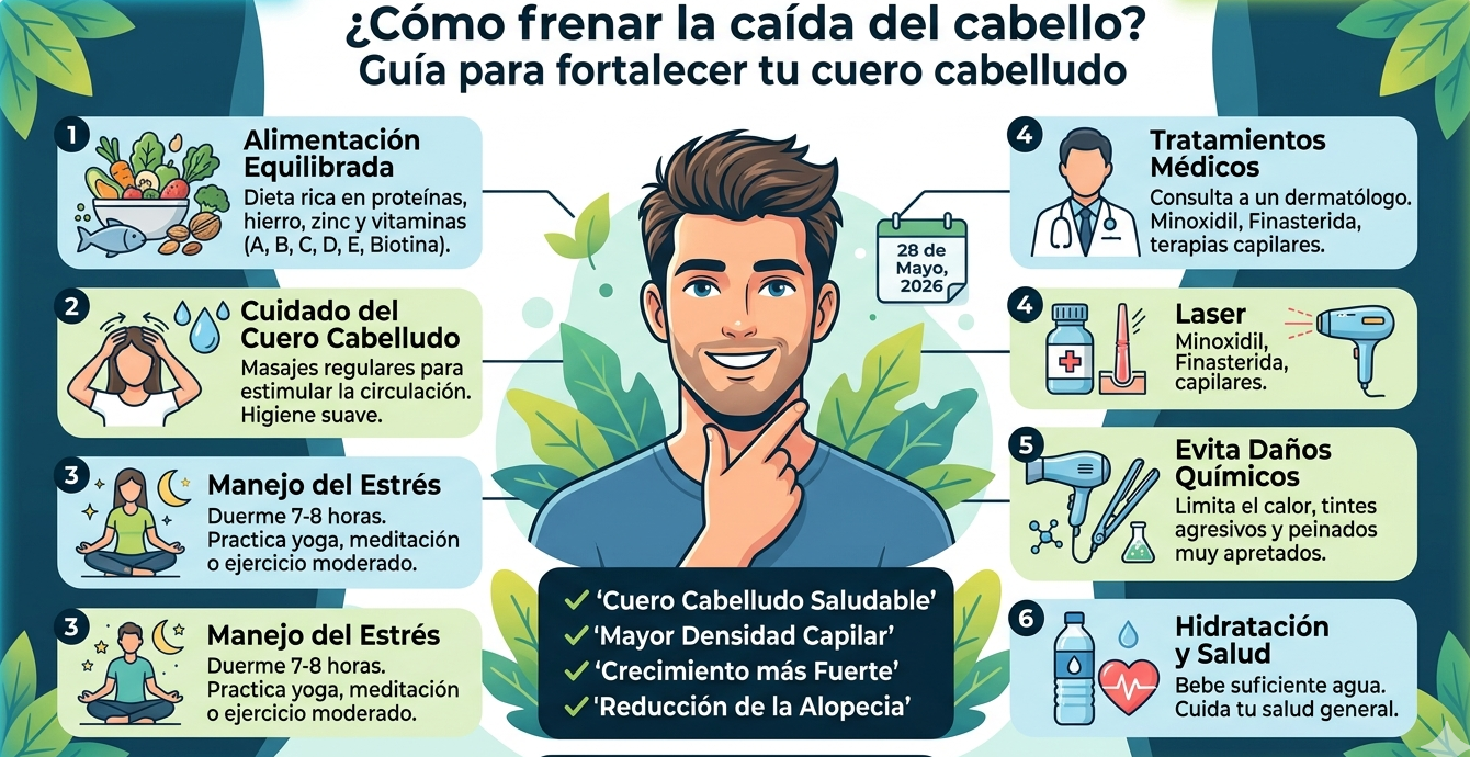 ¿Cómo frenar la caída del cabello en 2026? Remedios naturales con base científica