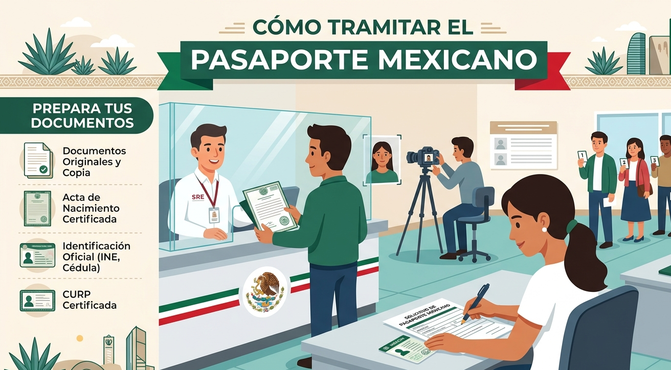 ¿Cómo tramitar el pasaporte mexicano desde casa? Guía completa 2026