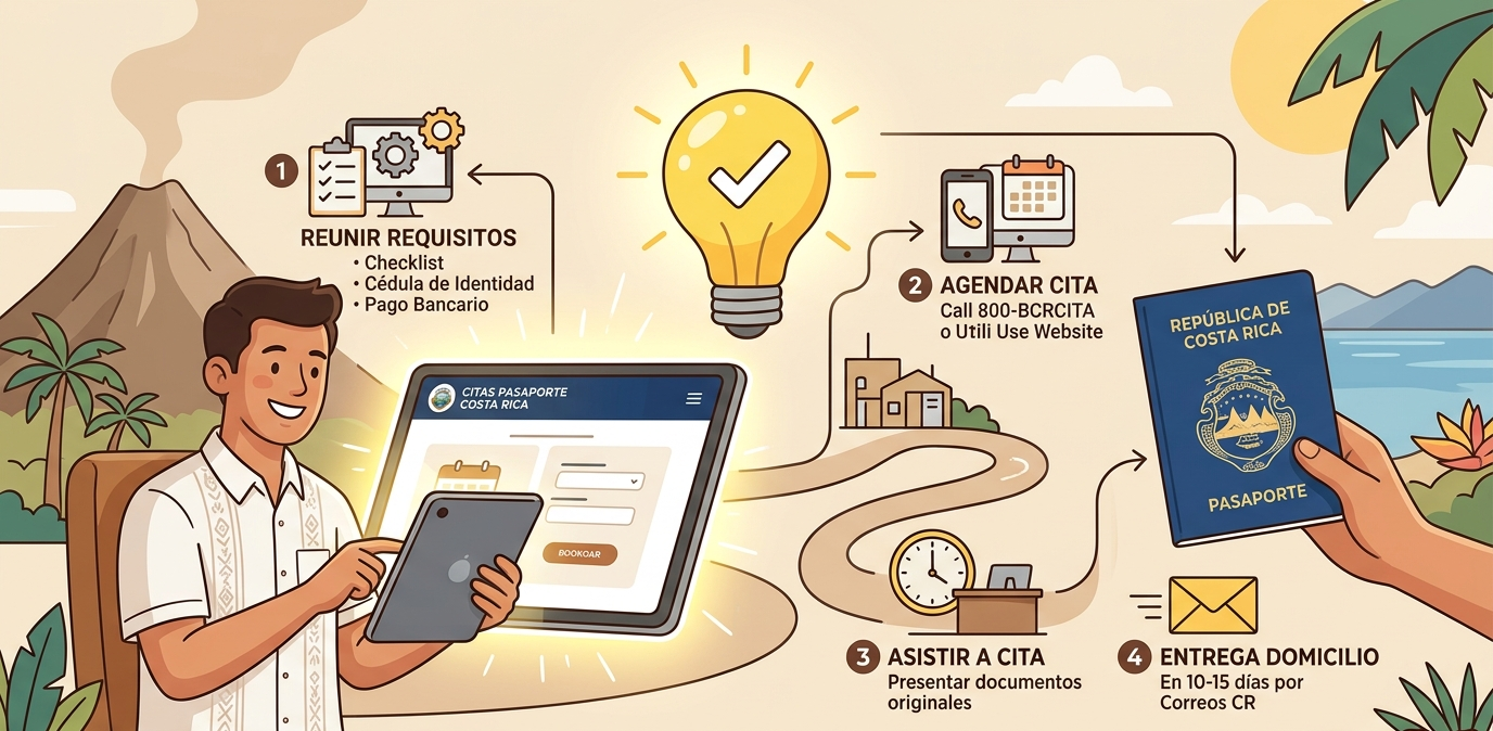 Cómo Sacar Cita para el Pasaporte en Costa Rica Guía definitiva paso a paso