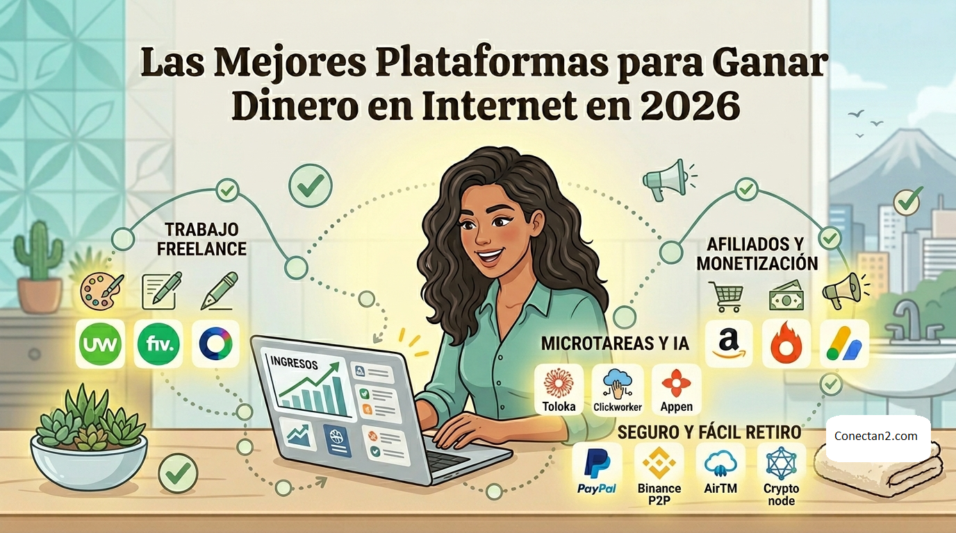 Las mejores plataformas para ganar dinero en internet en 2026