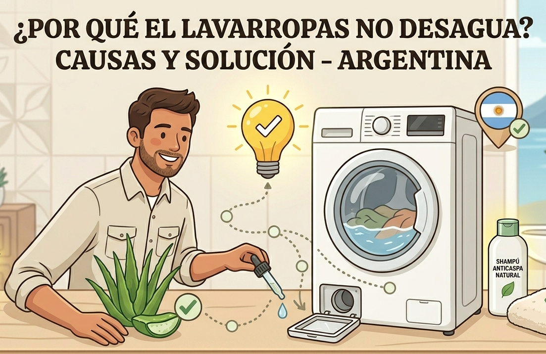 Por qué el lavarropas no desagua Causas y cómo solucionarlo Argentina